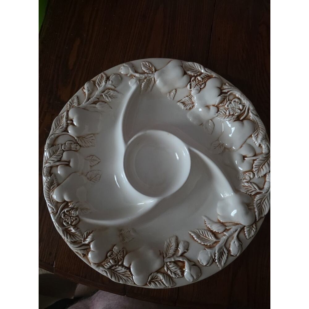 Vintage Ceramic Elements Vegetable Fruit Platter